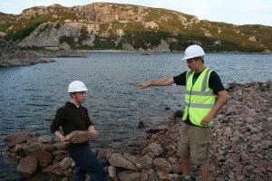 Since I had a moustache I was unanimously voted foreman.  Here I am giving John, one of Lichfield's junior leaders, orders.