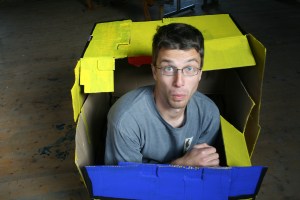 cardboardcar-33 As you can see there is not much room in my new car.