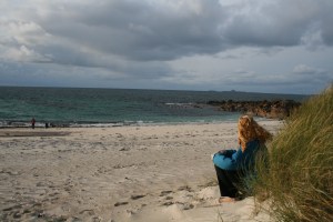 Mrs. Turkadactyl at the north beach