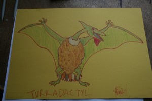 This is my interpretation of a Turkadactyl