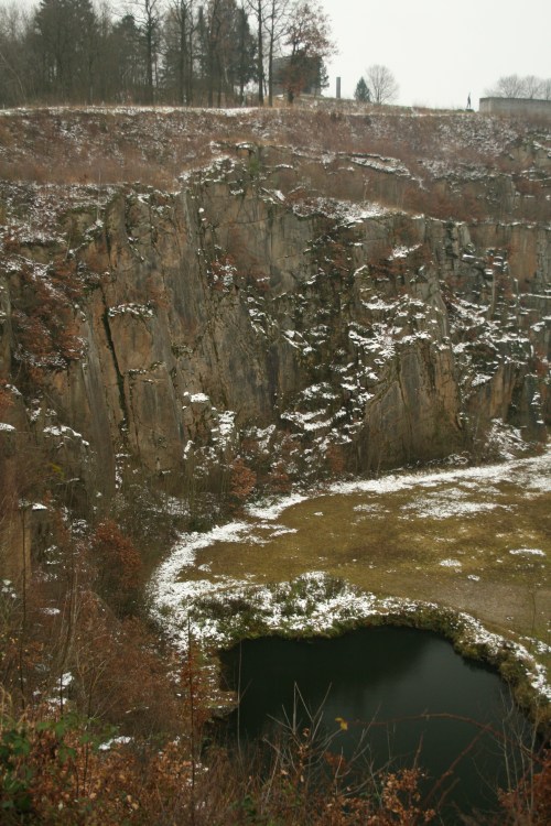 From atop the Parachute Jump at the Mauthausen Quarry.