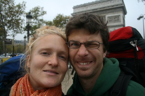 The Turkadactyls in front of the Arc de Triomphe, Paris