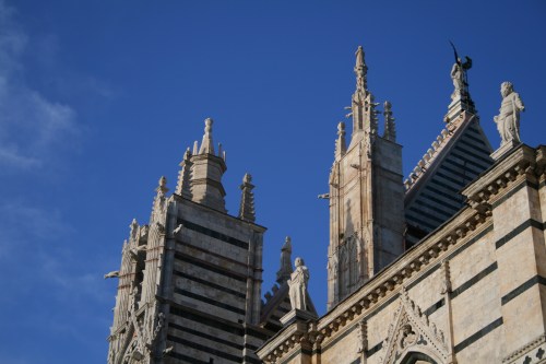 Duomo.  This church, or most likely a replica on set, was used in the opening scene in the latest James Bond movie Quantam of Solace.
